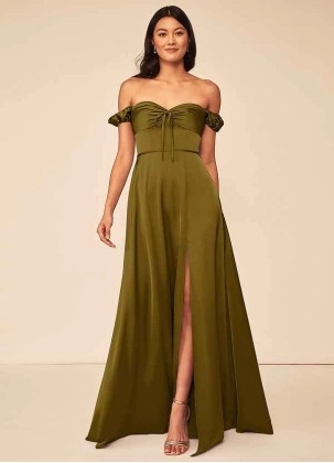Wocenet Asha Stretch Satin Dress