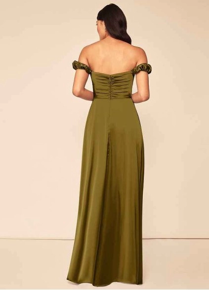 Wocenet Asha Stretch Satin Dress