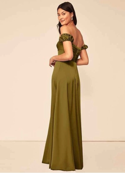 Wocenet Asha Stretch Satin Dress