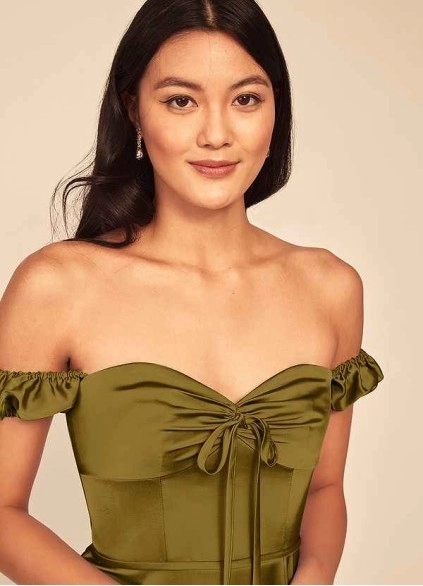 Wocenet Asha Stretch Satin Dress