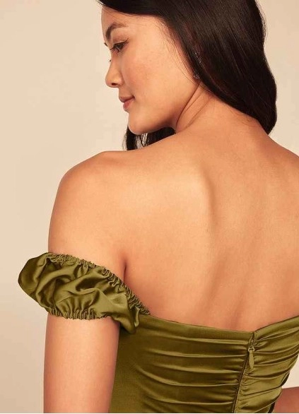 Wocenet Asha Stretch Satin Dress