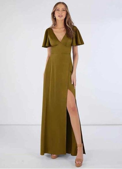 Wocenet Lani Stretch Satin Dress