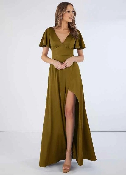 Wocenet Lani Stretch Satin Dress