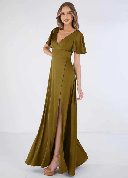 Wocenet Lani Stretch Satin Dress