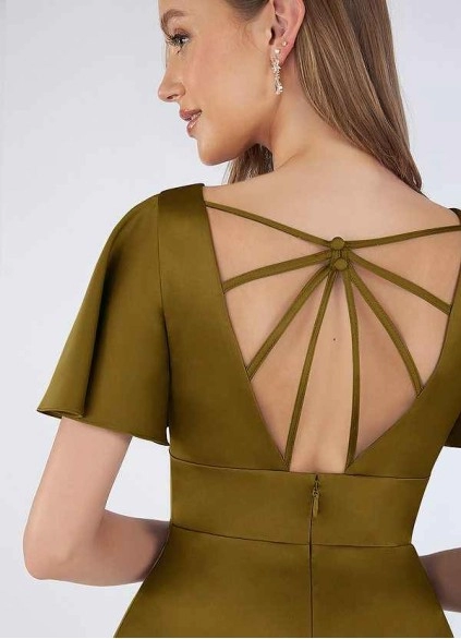 Wocenet Lani Stretch Satin Dress