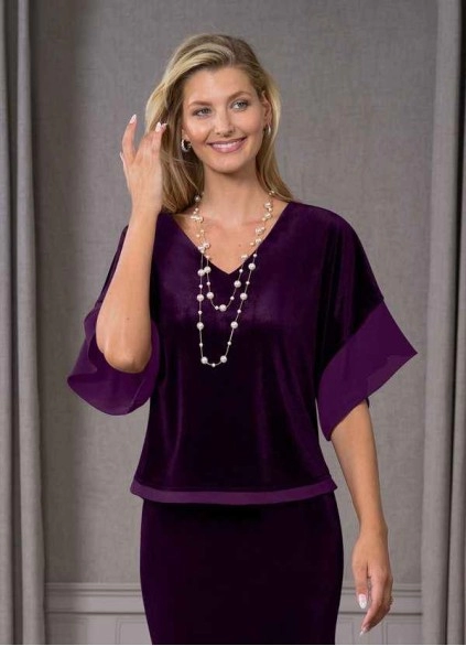 Wocenet Fianna Velvet Blouse
 ( Final Sale )