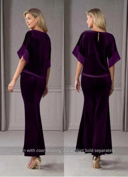 Wocenet Fianna Velvet Blouse
 ( Final Sale )