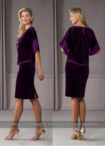 Wocenet Fianna Velvet Blouse
 ( Final Sale )