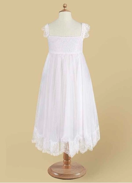 Wocenet Guava Flower Girl Dress