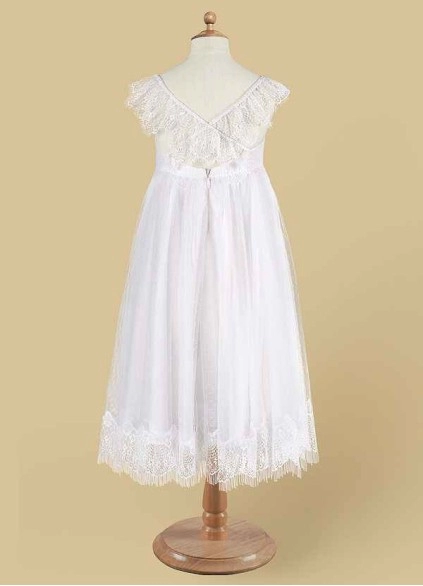 Wocenet Guava Flower Girl Dress