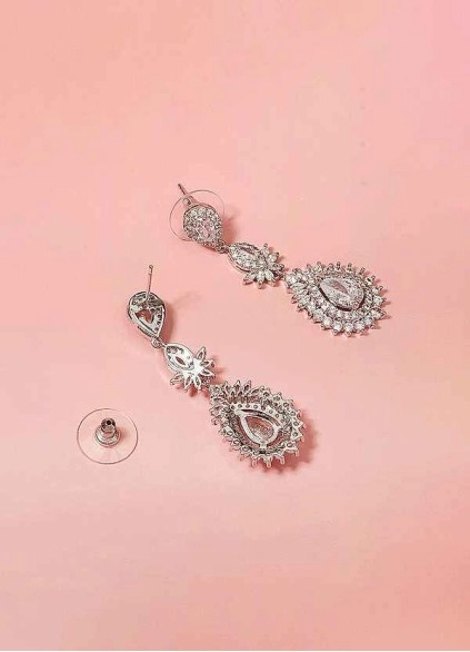 Sun Cluster Crystal Earrings