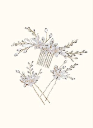 Romantic Floral Haircombs